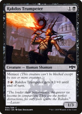 naokuroshop MTG [RNA][084][黒][C][EN][ラクドスのラッパ吹き/Rakdos Trumpeter] NM