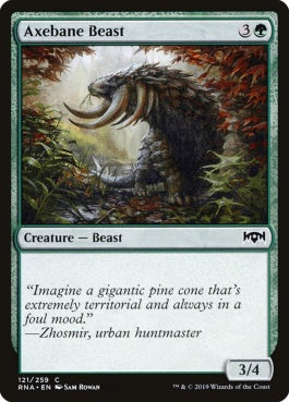 naokuroshop MTG [RNA][121][緑][C][EN][斧折りの獣/Axebane Beast] NM