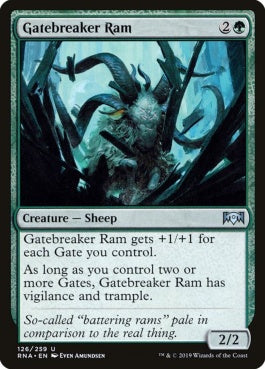 naokuroshop MTG [RNA][126][緑][U][EN][門破りの雄羊/Gatebreaker Ram] NM