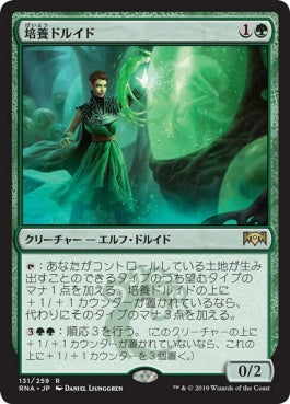 naokuroshop MTG [RNA][131][緑][R][JP][培養ドルイド/Incubation Druid] NM