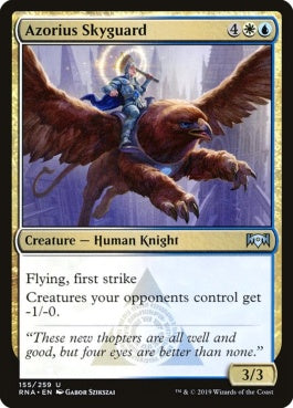 naokuroshop MTG [RNA][155][多][U][EN][アゾリウスの空護衛/Azorius Skyguard] NM