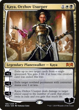 naokuroshop MTG [RNA][186][多][M][EN][オルゾフの簒奪者、ケイヤ/Kaya, Orzhov Usurper] NM