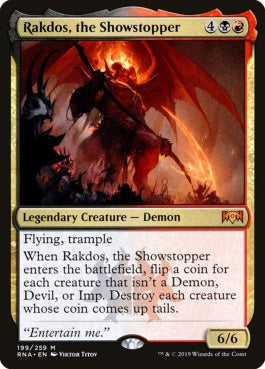 naokuroshop MTG [RNA][199][多][M][EN][名演撃、ラクドス/Rakdos, the Showstopper] NM