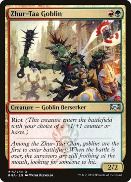 naokuroshop MTG [RNA][215][多][U][EN][ザル＝ターのゴブリン/Zhur-Taa Goblin] NM