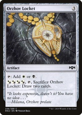 naokuroshop MTG [RNA][236][茶][C][EN][オルゾフのロケット/Orzhov Locket] NM