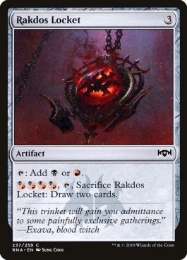 naokuroshop MTG [RNA][237][茶][C][EN][ラクドスのロケット/Rakdos Locket] NM