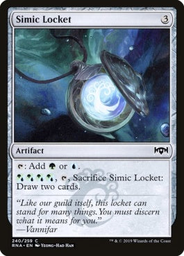 naokuroshop MTG [RNA][240][茶][C][EN][シミックのロケット/Simic Locket] NM