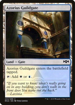 naokuroshop MTG [RNA][244][土地][C][EN][アゾリウスのギルド門/Azorius Guildgate] NM