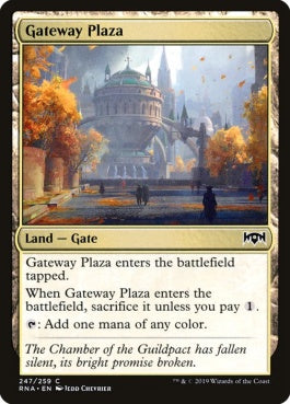 naokuroshop MTG [RNA][247][土地][C][EN][ギルド門通りの公有地/Gateway Plaza] NM