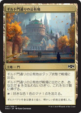 naokuroshop MTG [RNA][247][土地][C][JP][ギルド門通りの公有地/Gateway Plaza] NM