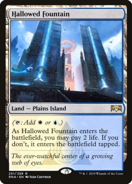 naokuroshop MTG [RNA][251][土地][R][EN][神聖なる泉/Hallowed Fountain] NM