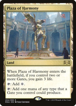 naokuroshop MTG [RNA][254][土地][R][EN][調和の公有地/Plaza of Harmony] NM