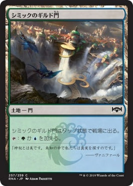 naokuroshop MTG [RNA][257][土地][C][JP][シミックのギルド門/Simic Guildgate] NM