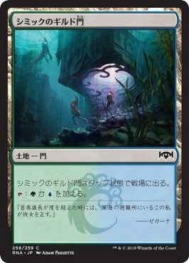 naokuroshop MTG [RNA][258][土地][C][JP][シミックのギルド門/Simic Guildgate] NM