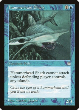 naokuroshop MTG [STH][032][青][C][JP][シュモクザメ/Hammerhead Shark] NM