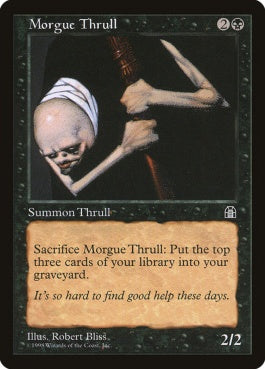 naokuroshop MTG [STH][065][黒][C][EN][モルグのスラル/Morgue Thrull] NM