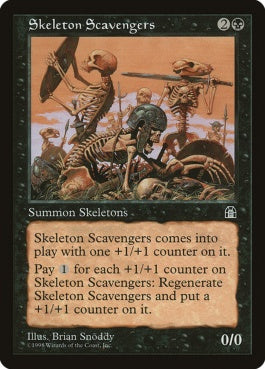 naokuroshop MTG [STH][070][黒][R][JP][スケルトンのゴミあさり/Skeleton Scavengers] NM