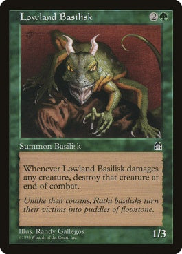 naokuroshop MTG [STH][109][緑][C][EN][低地のバジリスク/Lowland Basilisk] NM