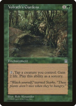 naokuroshop MTG [STH][124][緑][R][EN][ヴォルラスの庭園/Volrath's Gardens] NM