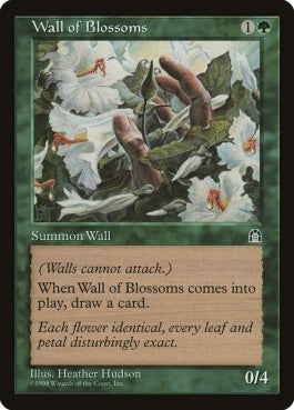 naokuroshop MTG [STH][125][緑][U][JP][花の壁/Wall of Blossoms] NM