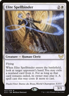 naokuroshop MTG [STX][017][白][R][EN][精鋭呪文縛り/Elite Spellbinder] NM