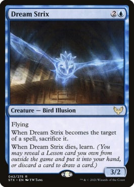 naokuroshop MTG [STX][042][青][R][EN][夢の大梟/Dream Strix] NM