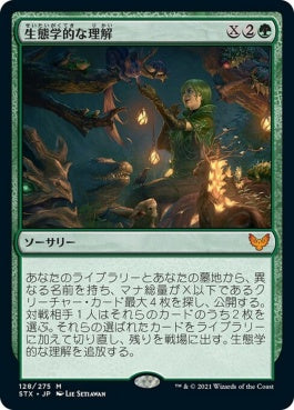 naokuroshop MTG [STX][128][緑][M][JP][生態学的な理解/Ecological Appreciation] NM