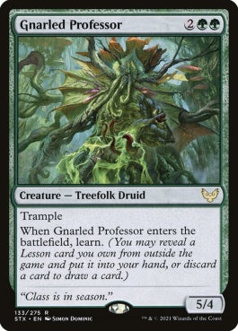 naokuroshop MTG [STX][133][緑][R][EN][節くれだった教授/Gnarled Professor] NM