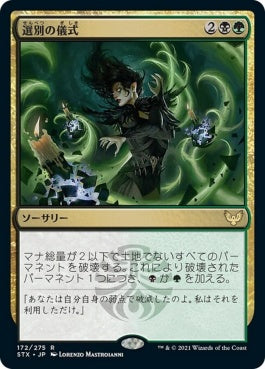 naokuroshop MTG [STX][172][多][R][JP][選別の儀式/Culling Ritual] NM