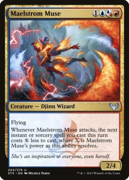 naokuroshop MTG [STX][202][多][U][EN][大渦の詩神/Maelstrom Muse] NM