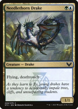 naokuroshop MTG [STX][208][多][C][EN][針棘ドレイク/Needlethorn Drake] NM