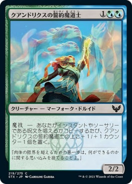 naokuroshop MTG [STX][219][多][C][JP][クアンドリクスの誓約魔道士/Quandrix Pledgemage] NM