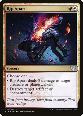 naokuroshop MTG [STX][225][多][U][EN][引き裂き/Rip Apart] NM