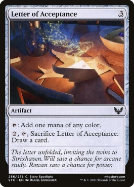 naokuroshop MTG [STX][256][茶][C][EN][合格通知/Letter of Acceptance] NM