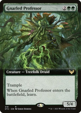 naokuroshop MTG [STX][319][緑][R][EN][節くれだった教授/Gnarled Professor] NM