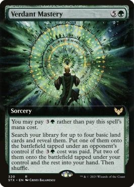 naokuroshop MTG [STX][320][緑][R][EN][新緑の熟達/Verdant Mastery] NM