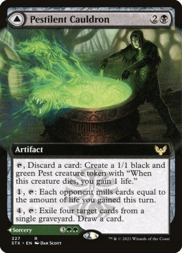 naokuroshop MTG [STX][327][多][R][EN][死に至る大釜/Pestilent Cauldron] NM