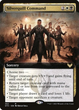 naokuroshop MTG [STX][352][多][R][EN][シルバークイルの命令/Silverquill Command] NM