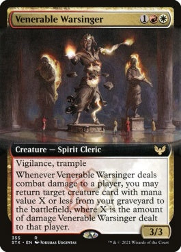 naokuroshop MTG [STX][355][多][R][EN][尊い戦歌い/Venerable Warsinger] NM