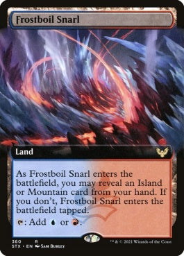 naokuroshop MTG [STX][360][土地][R][EN][凍沸の交錯/Frostboil Snarl] NM