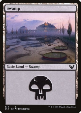 naokuroshop MTG [STX][370][土地][C][EN][沼/Swamp] NM