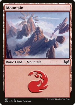 naokuroshop MTG [STX][373][土地][C][EN][山/Mountain] NM