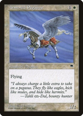 naokuroshop MTG [TMP][005][白][C][JP][鎧のペガサス/Armored Pegasus] NM