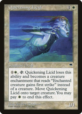 naokuroshop MTG [TMP][036][白][U][JP][活力リシド/Quickening Licid] NM