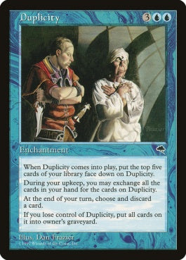 naokuroshop MTG [TMP][060][青][R][EN][二枚舌/Duplicity] NM