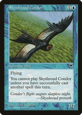 naokuroshop MTG [TMP][088][青][U][JP][スカイシュラウドのコンドル/Skyshroud Condor] NM