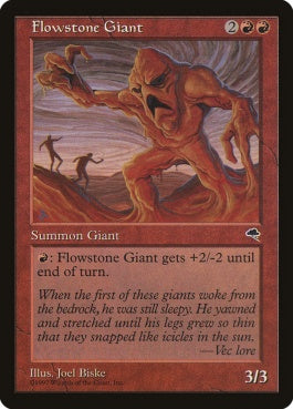 naokuroshop MTG [TMP][174][赤][C][EN][流動石の巨人/Flowstone Giant] NM