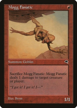 naokuroshop MTG [TMP][190][赤][C][JP][モグの狂信者/Mogg Fanatic] NM