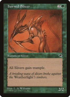 naokuroshop MTG [TMP][234][緑][U][EN][有角スリヴァー/Horned Sliver] NM