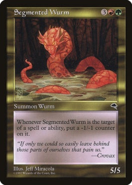 naokuroshop MTG [TMP][269][多][U][JP][分節ワーム/Segmented Wurm] NM